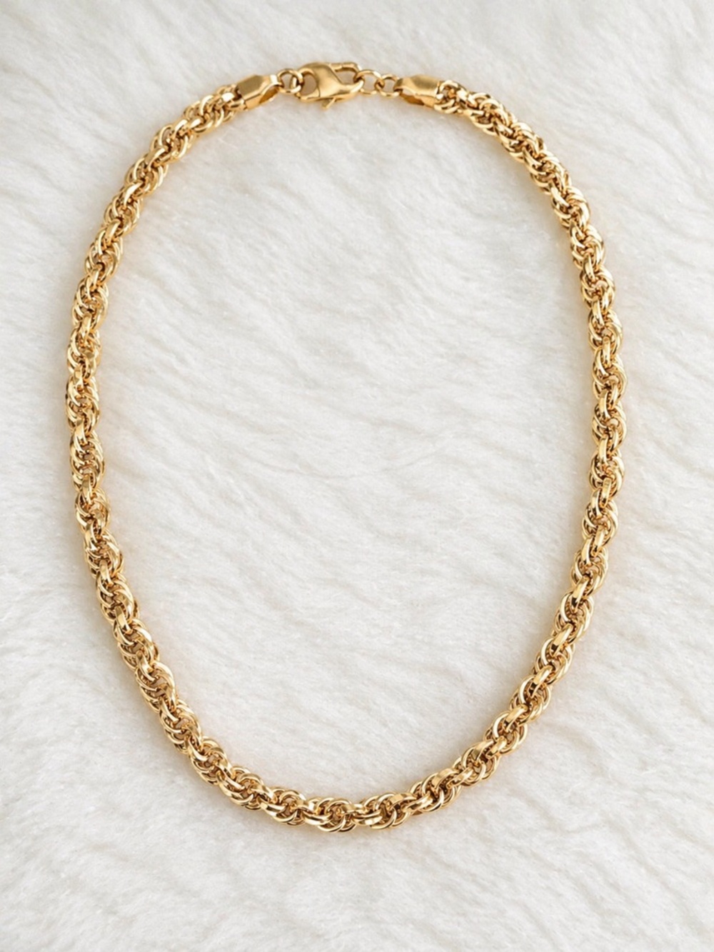 Givenchy Vintage Gold tone link Chain Necklace
